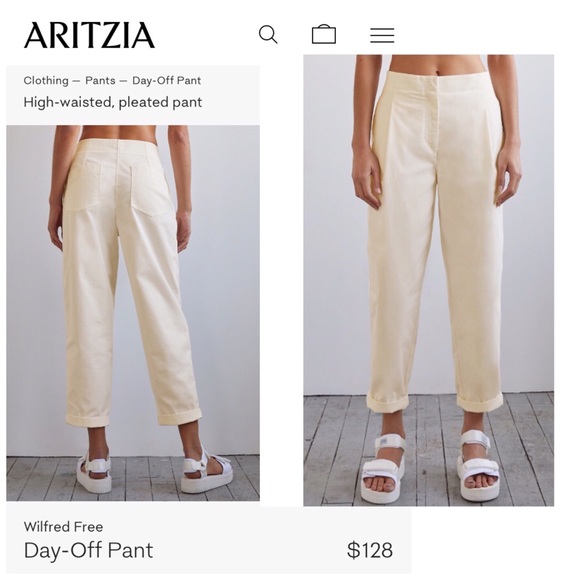 Aritzia Pants - ARITZIA | WILFRED Summer 2021 Day-Off Pant Size 2